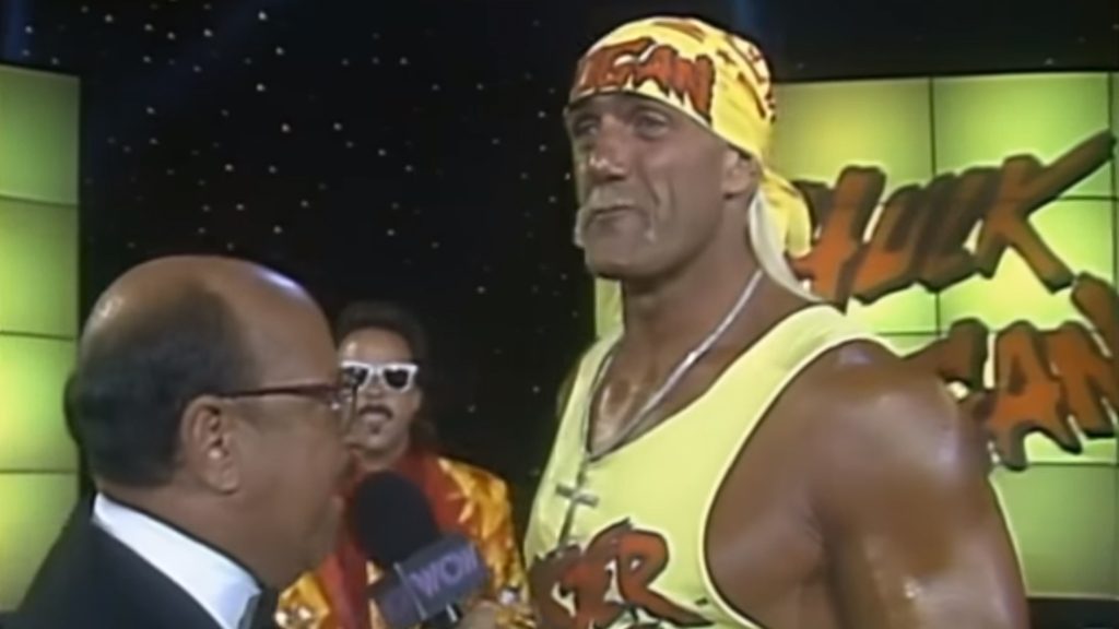 Hulk Hogan arrives in WCW
