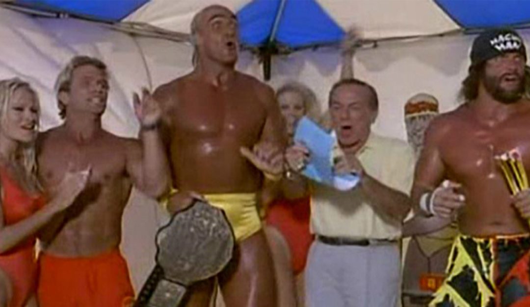 Hogan, Savage, Flair And Vader Take Over Baywatch For A Rowdy WCW ‘Bash At The Beach’