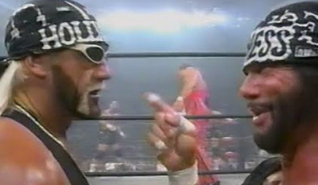The Collapse Of The nWo – Savage And Hogan Fight For Dominance In A Brutal Steel Cage Match