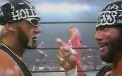 The Collapse Of The nWo – Savage And Hogan Fight For Dominance In A Brutal Steel Cage Match