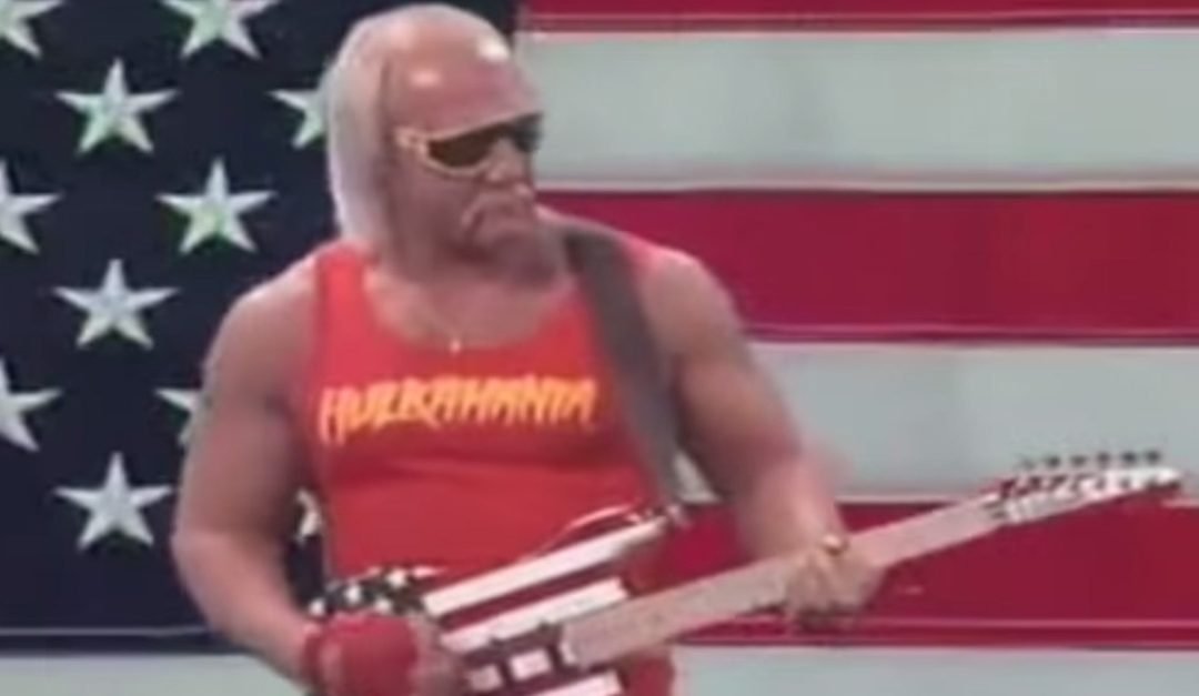 Hulkster Turns The Amp To 11 And Celebrates With An Iconic Real American Tribute!